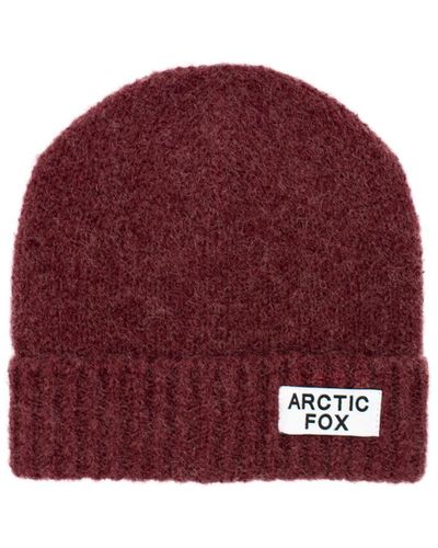 Arctic Fox & Co. The Mohair Beanie In Bloodstone - Red