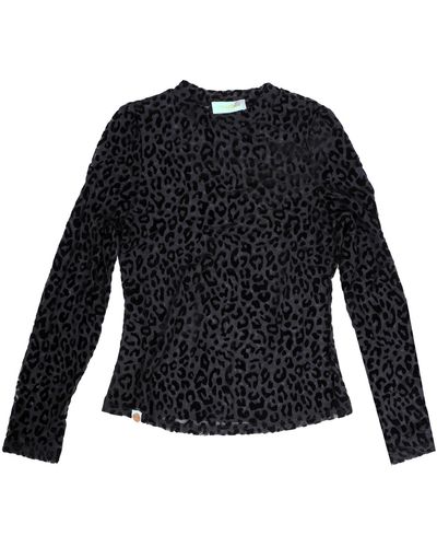 Greatfool Leopard Lace Long Sleeve - Black