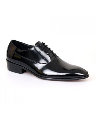 DAVID WEJ Leather Classic Formal Shoes – - Black
