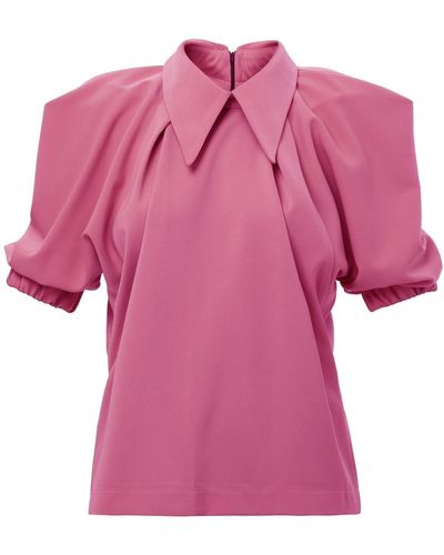 Julia Allert Designer Pink Blouse