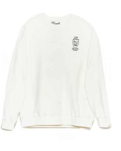 TIWEL Golden Sweatshirt - White