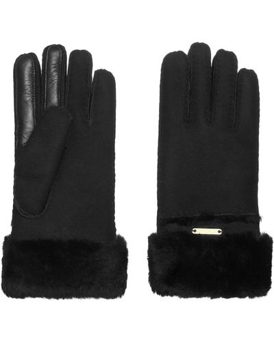 Hortons England Ledbury Sheepskin Gloves - Black