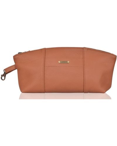 Owen Barry Leather Essentials Bag Pugwash - Brown