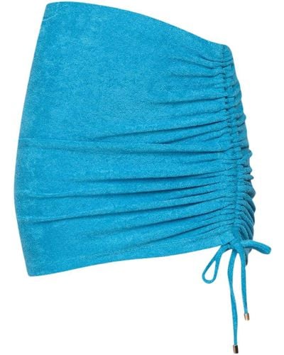 Cliché Reborn Short Beach Skirt - Blue