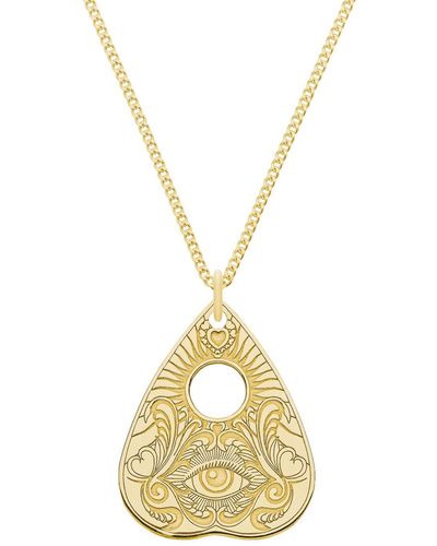 CarterGore Small Solid Gold All Seeing Eye Planchette - Metallic