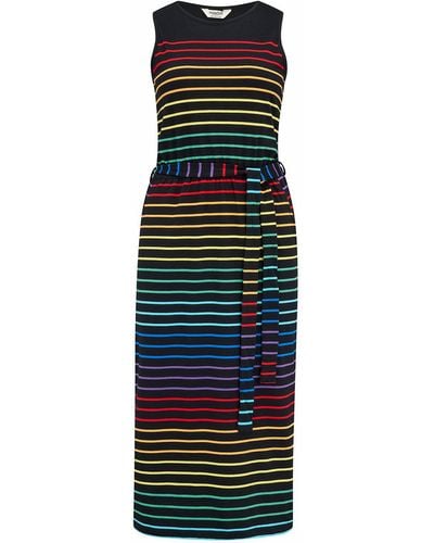 Sugarhill Rory Jersey Midi Dress , Night Rainbow - Black