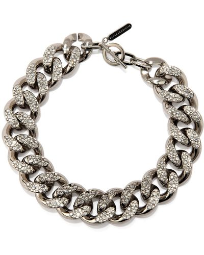 By Sara Christie The Diamond Boss Chain Necklace - Metallic