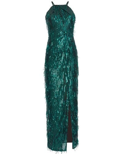 Angelika Jozefczyk Emerald Sequin Dress Laura - Green