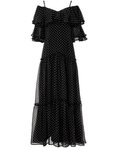 Lita Couture Off The Shoulder Latino Dress - Black