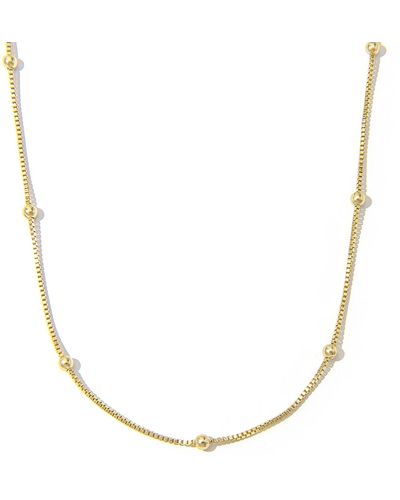 The Essential Jewels Filled Satellite Beaded Chain - Metallic