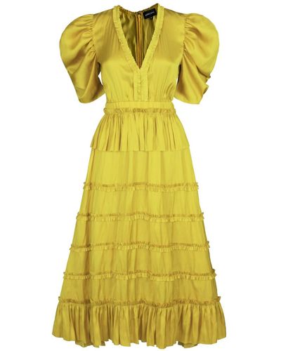 Jessie Zhao New York Alice Dress In Yellow