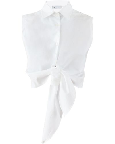 My Pair Of Jeans Bow Shirt - White