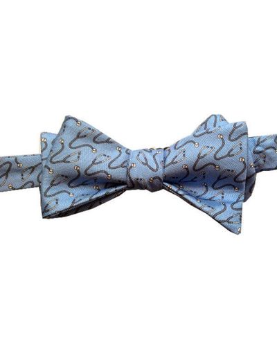 Lazyjack Press Trust Me I'm A Doctor Bow Tie - Blue