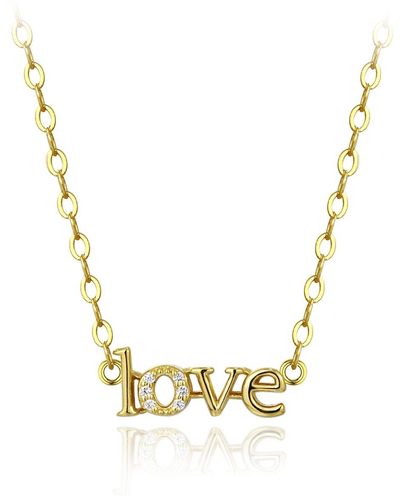 KATHRYN New York Love Conquers All Necklace - Metallic