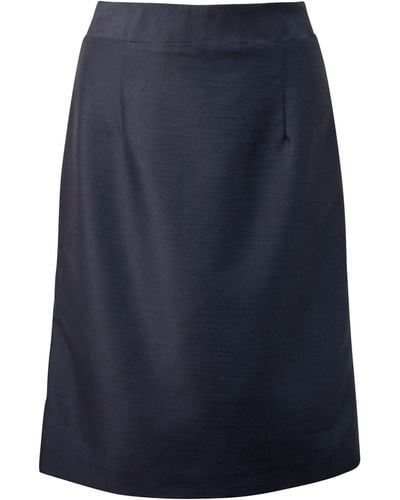 Le Réussi Easygoing Straight Skirts In - Blue