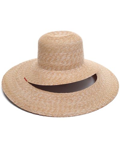 Justine Hats Neutrals Fashionable Straw Hat - Natural