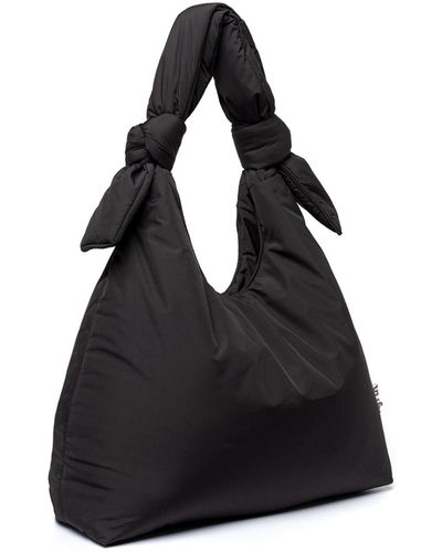 Lefrik Biwa Puffy Shoulder Bag Bloom - Black