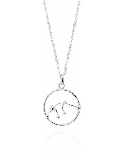 Yasmin Everley Aquarius Astrology Necklace - Metallic