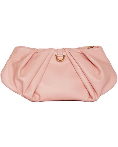 Lovard Baby Pink Leather Croissant