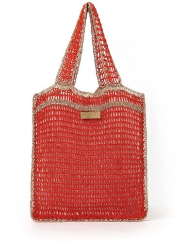 ARMS OF EVE Lani Beach Bag - Red