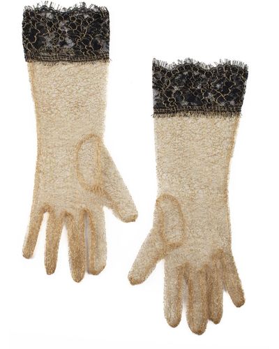 Azima Musayeva Aishan Gloves - Natural