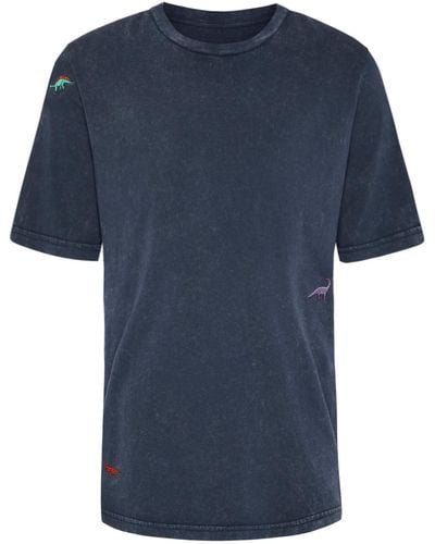 INGMARSON Dino Embroidered T-shirt - Blue