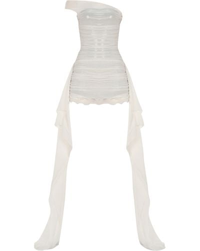 Khéla the Label Dirty Talk Mini Tulle Dress In - White