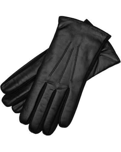 1861 Glove Manufactory Sassari Nappa Leather Gloves In - Black