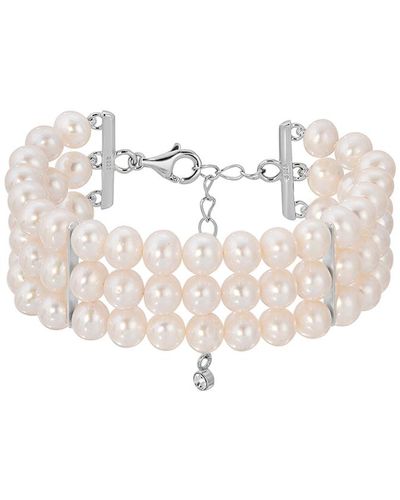 NAiiA Hepburn Pearl Bracelet - White