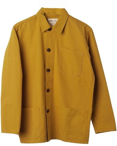 Uskees The 3001 Buttoned Overshirt - Yellow