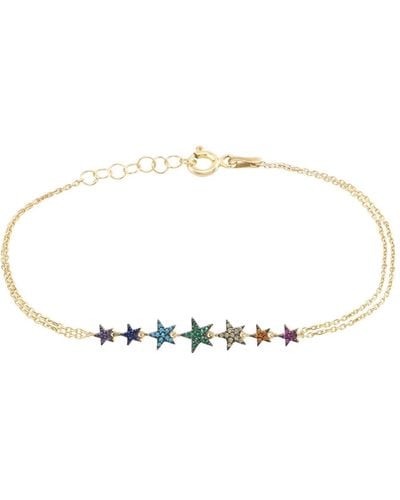 BY EDA DOGAN Multicolor Star Bracelet - Metallic