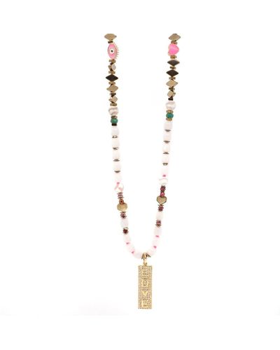 Ebru Jewelry Power Of Love Necklace - Metallic