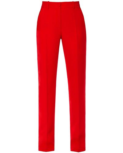 AGGI Lesly Fiery Tailo Suit Trousers - Red