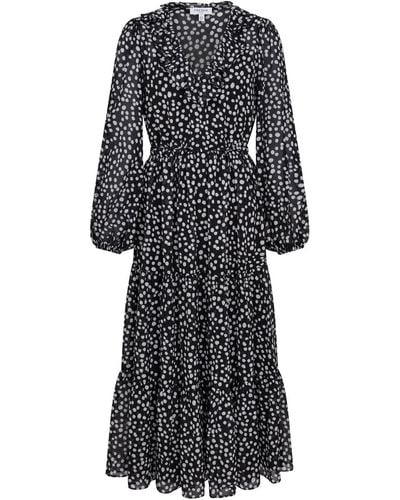 Fresha London Ivy Dress Polka Dot - Black