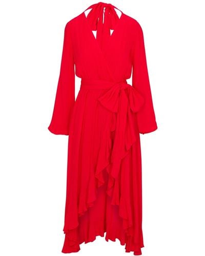 Meghan Fabulous Meadow Maxi Dress - Red