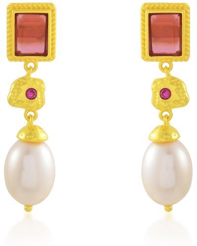 Arvino Ethereal Pearl Earring Vermeil - White