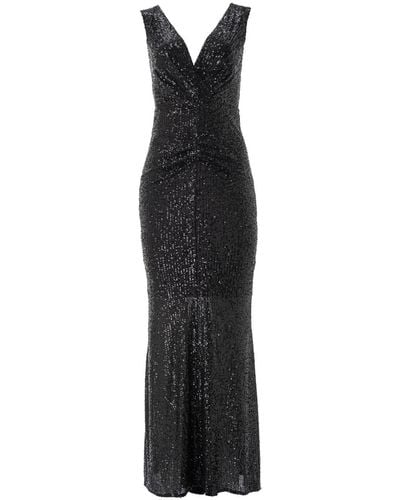 Lita Couture All Eyes On You Sequin Dress - Black
