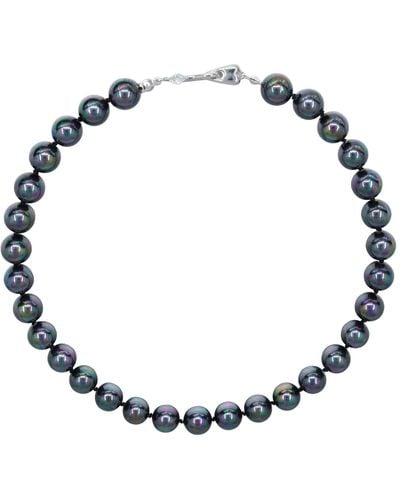 Ninemoo Royal Pearl Splendour Necklace - Blue