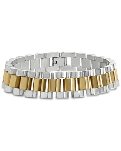 Anisa Sojka Chunky Watch Band Bracelet - Metallic