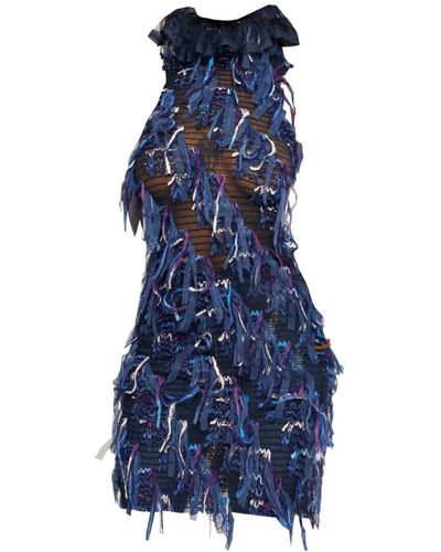 Sarah Regensburger Goddess Summer Dress Denim - Blue