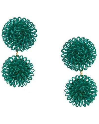 Pats Jewelry Double Pompom - Green
