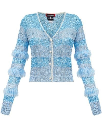 Andreeva Handmade Knit Sweater - Blue
