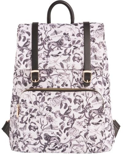 Fable England Fable Tree Of Life Monochrome Medium Backpack - Multicolor