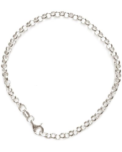 AïANA White / Neutrals / Gray Guardian Bracelet Solid White Gold - Metallic