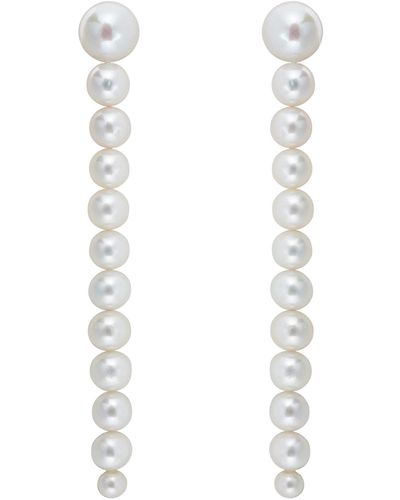 Ora Pearls Pluvia Pearl Earrings - White