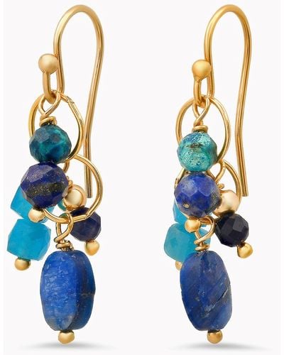 Soul Journey Jewelry Serious Blues Apatite Earrings