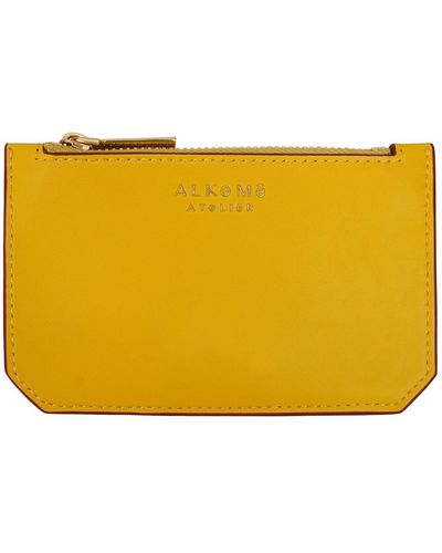 ALKEME ATELIER Air Credit Card Case - Yellow