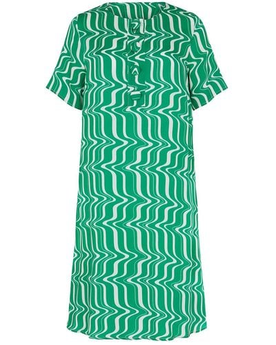 Mirla Beane Jane Wave Dress - Green