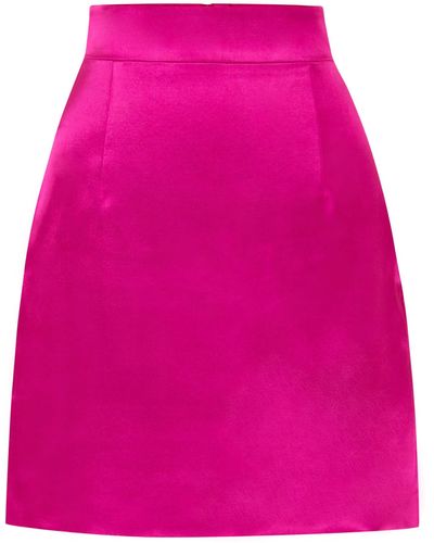 Tia Dorraine Vision Of Love A-line Silhouette Mini Skirt - Pink