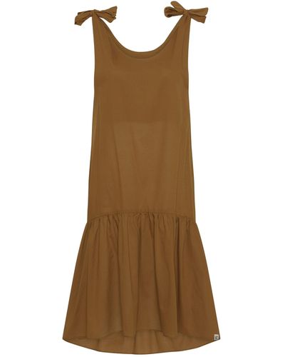 GROBUND The Dagmar Dress - Brown